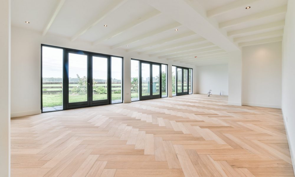 Interior of spacious room in luxury house